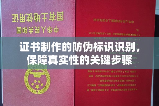 沣西证书制作的防伪标识识别，保障真实性的关键步骤