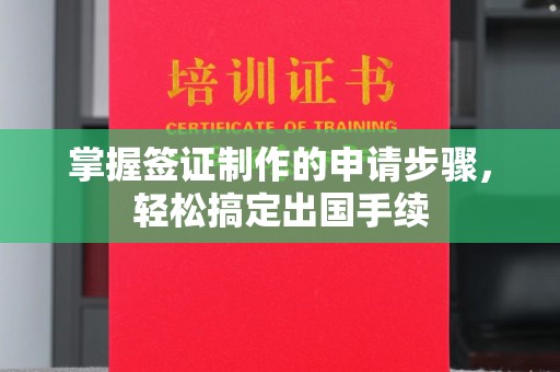 沣西掌握签证制作的申请步骤，轻松搞定出国手续