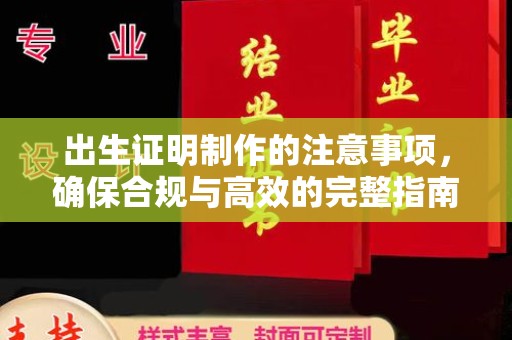 沣西出生证明制作的注意事项，确保合规与高效的完整指南
