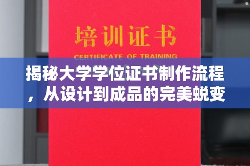 沣西揭秘大学学位证书制作流程，从设计到成品的完美蜕变