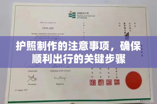 沣西护照制作的注意事项，确保顺利出行的关键步骤