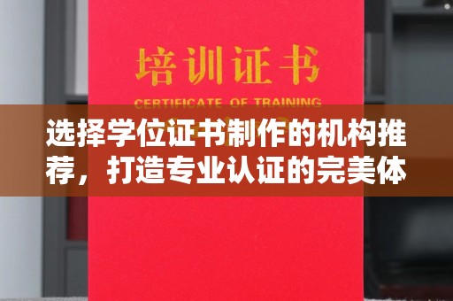 沣西选择学位证书制作的机构推荐，打造专业认证的完美体验