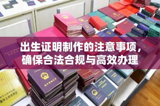 沣西出生证明制作的注意事项，确保合法合规与高效办理