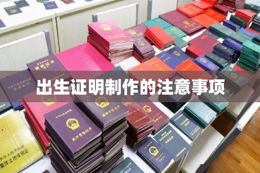 沣西出生证明制作的注意事项