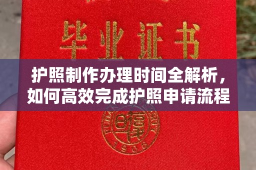 沣西护照制作办理时间全解析，如何高效完成护照申请流程