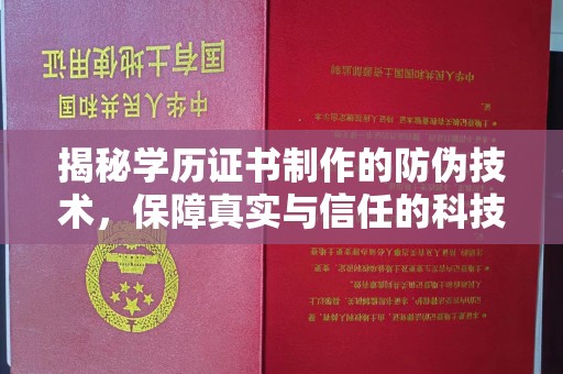 沣西揭秘学历证书制作的防伪技术，保障真实与信任的科技力量